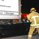 Illustration for article titled This Corvette Crash Should Have Severed This Driver’s Head